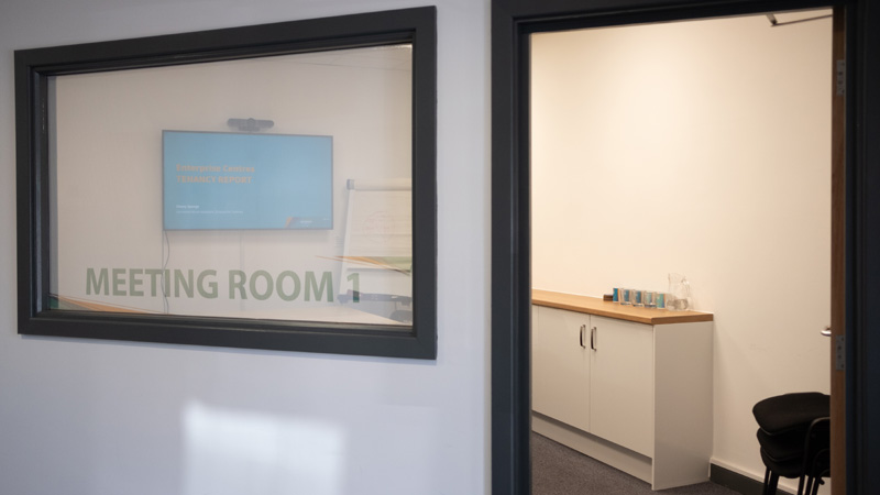 Outside view of a meeting room