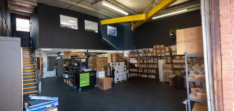 Inside of a unit at Portsmouth Enterprise Centre
