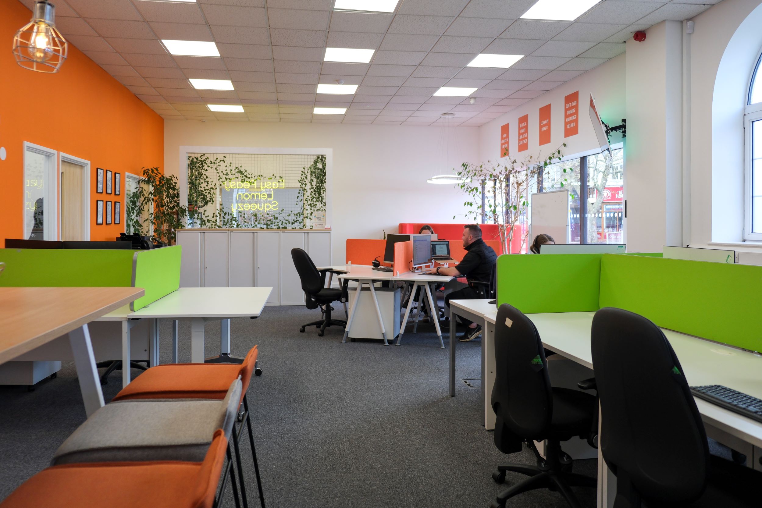 Office space inside City Buildings