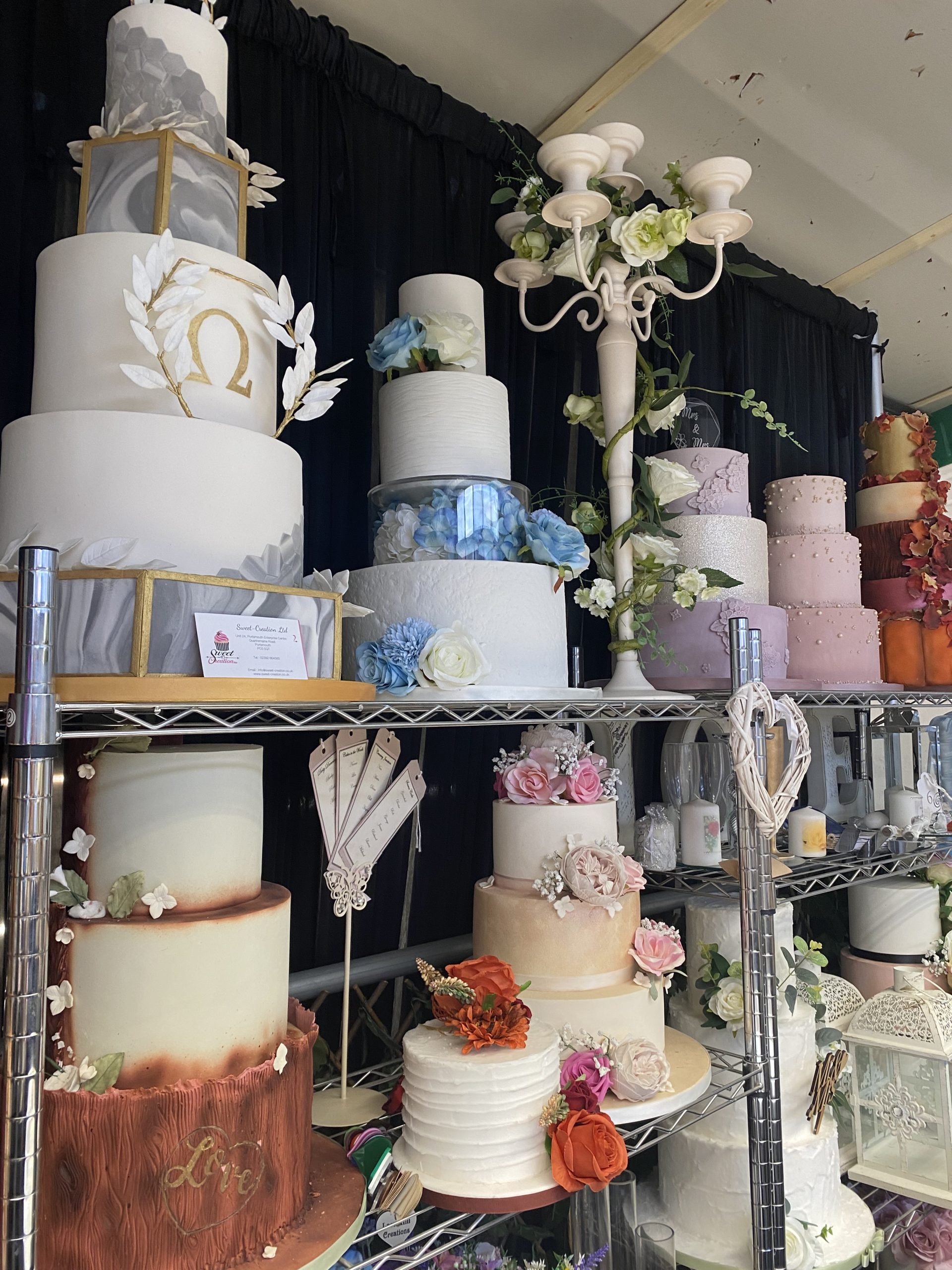 Selection of Sweet Creation competition and show cakes